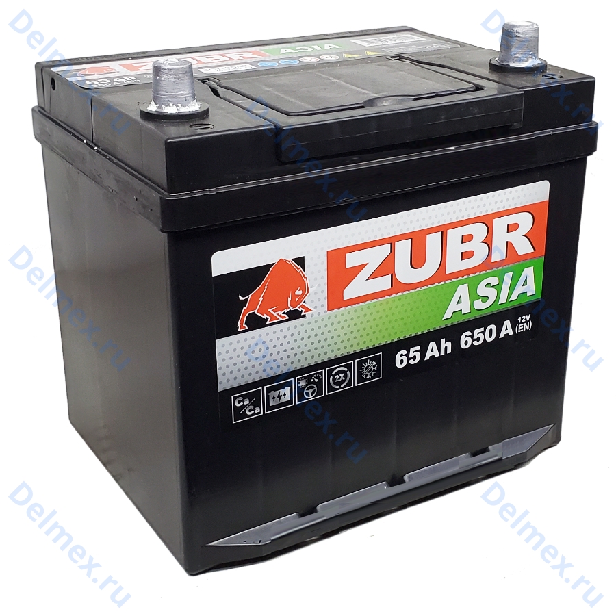 Аккумуляторная батарея ZUBR Premium Asia 65Ah о/п (ниж./борт) фото 