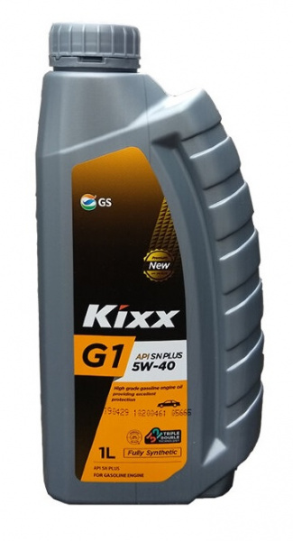 Фото Масло моторное синтетическое KIXX G (gold) SN+/CF 10W40 1 л