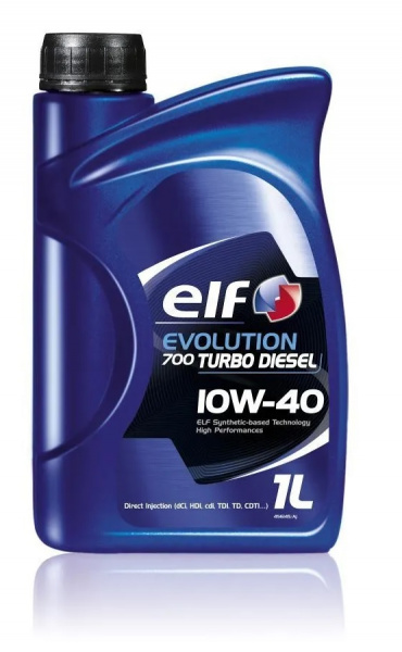 Фото Масло моторное полусинтетическое ELF Evolution 700 TURBO Diesel 10w40 1л 201558