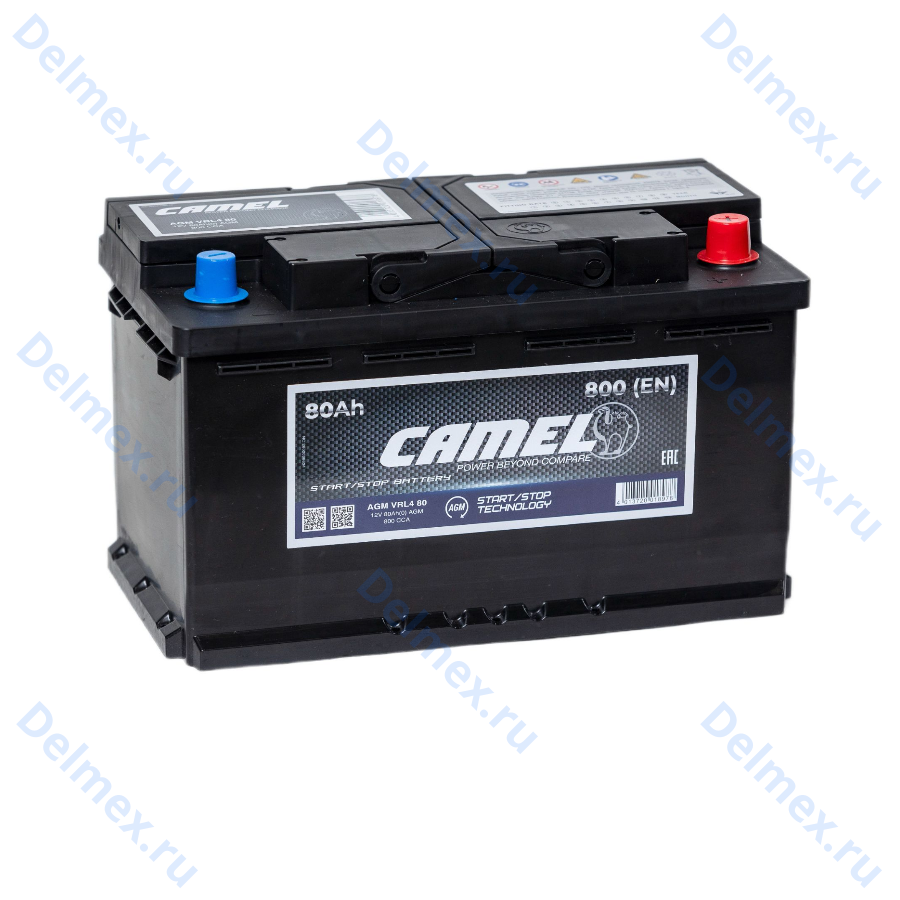 Аккумуляторная батарея 12V 80Ah (0) AGM CAMEL (AGM VRL480) оп фото 