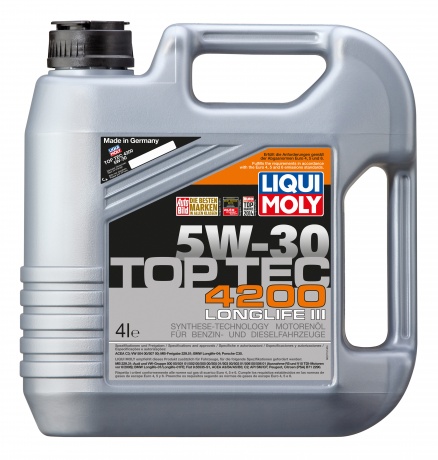 Фото Масло моторное НС-синтетическое Top Tec 4200 5W-30 LiquiMoly 4л (3715)