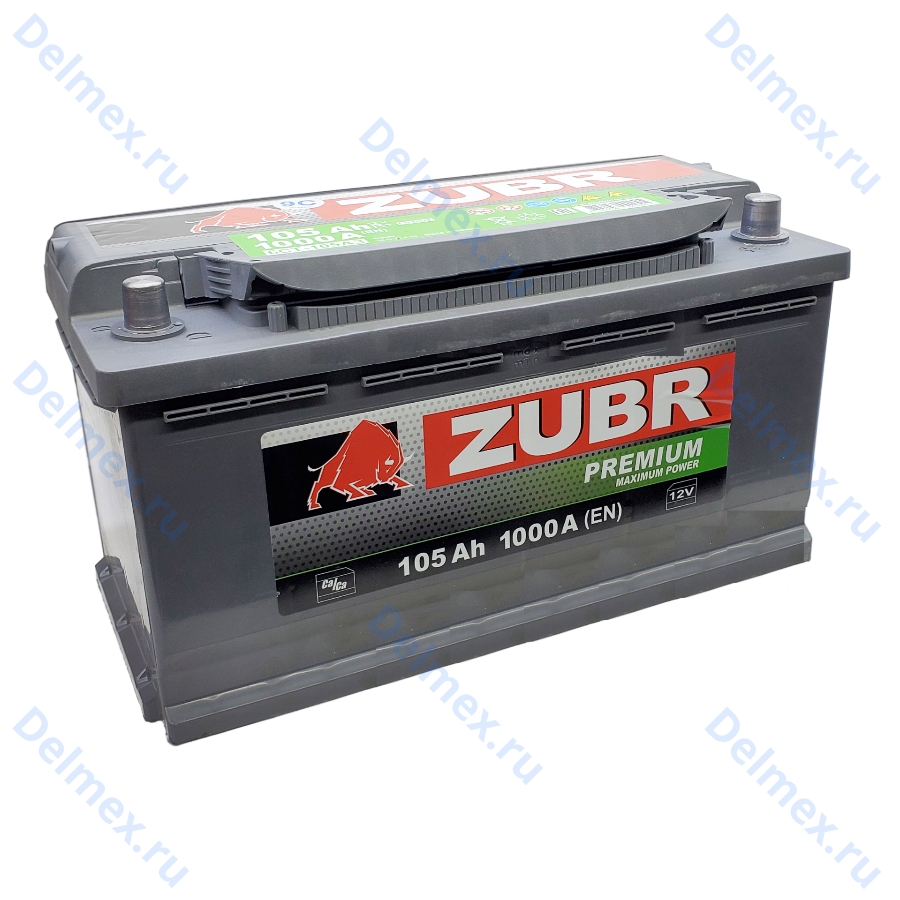 Аккумуляторная батарея ZUBR Premium 105Ah о/п фото 
