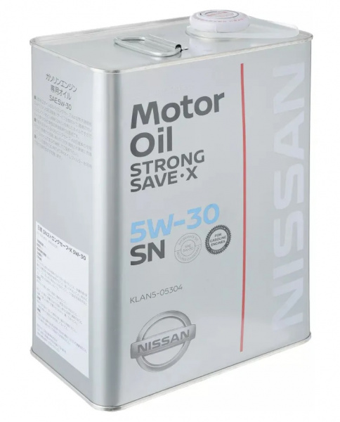 Фото Масло моторное синтетическое NISSAN STRONG 5w30 SAVE X 4л