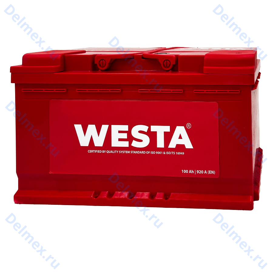 Аккумуляторная батарея WESTA 6СТ-100 п/п фото 