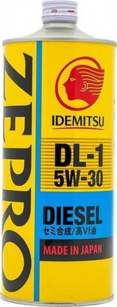 Фото Масло моторное полусинтетическое IDEMITSU ZEPRO Diesel DL-1 5W30 1 л 2156001