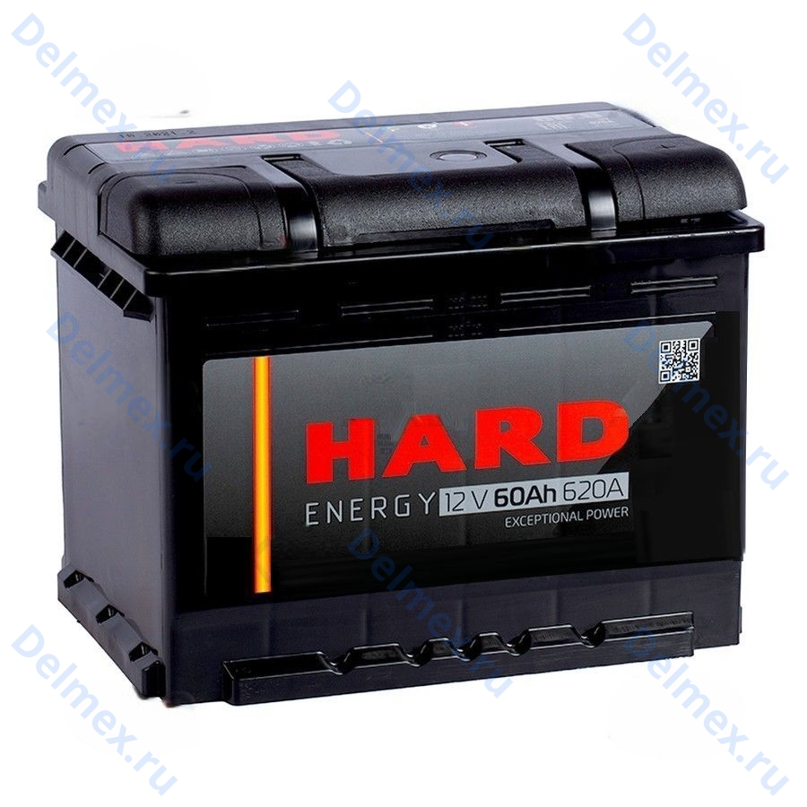 Аккумуляторная батарея HARD 6СТ-60VL обратной полярности
