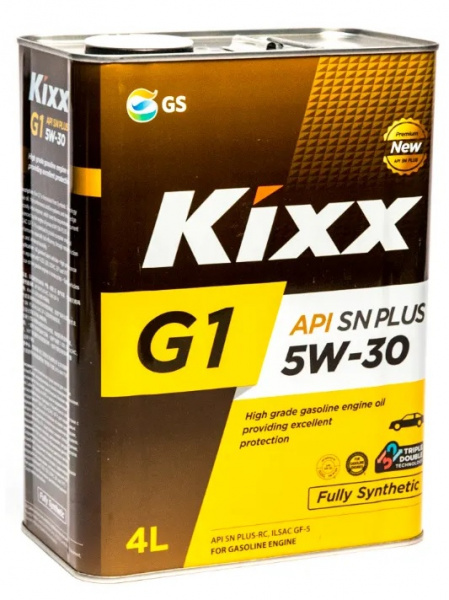 Фото Масло моторное синтетическое KIXX G1 5W30 SN+/CF 4 л