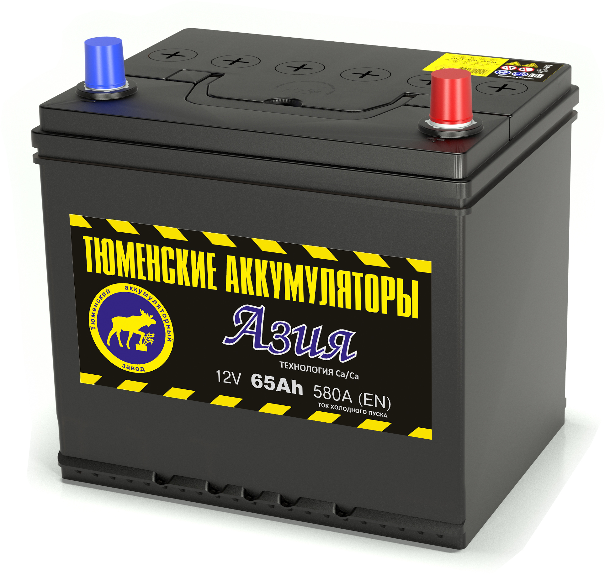 Аккумуляторная батарея Тюменские Аккумуляторы 6СТ-65LR Азия обратной полярности фото 