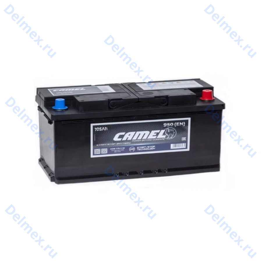 Аккумуляторная батарея 12V 105Ah (0) AGM CAMEL (AGM VRL6105) оп фото 