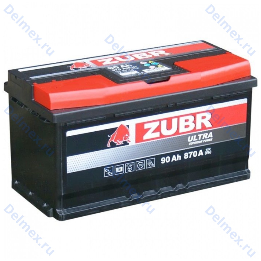 Аккумуляторная батарея ZUBR Ultra 90Ah п/п фото 