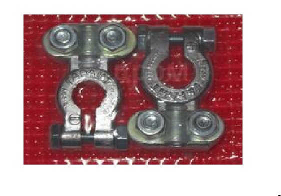 Клемма  АКБ узкополюсная "Япония" (к-т. 2 шт.) фото 