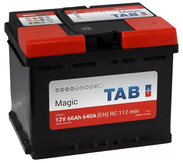 Фото Аккумуляторная батарея TAB 6СТ-66L MAGIC обратной полярности