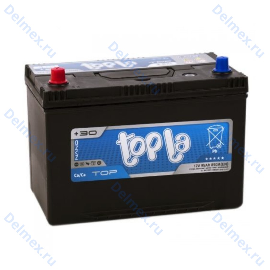 Аккумуляторная батарея TOPLA 6СТ-95L Top JIS Asia прямой полярности (118995)