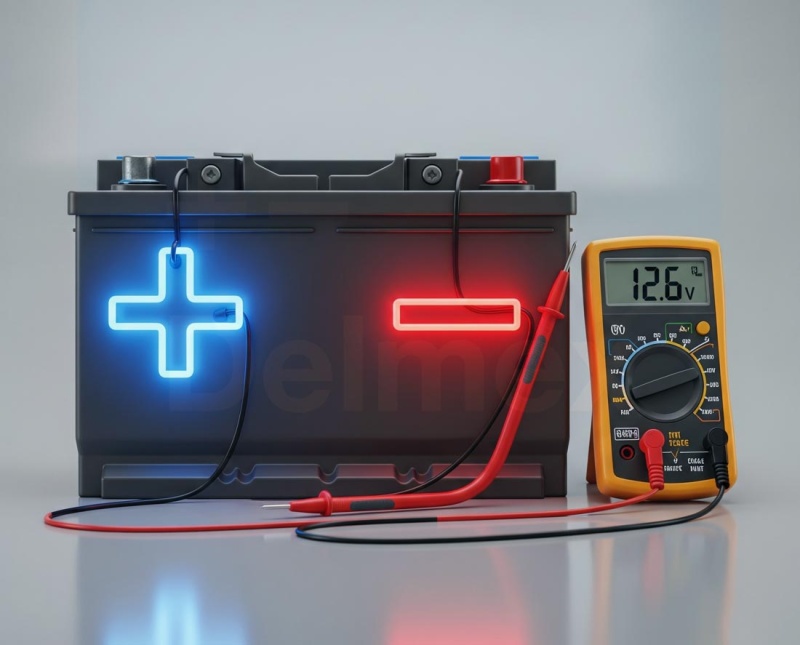 изо Как определить полярность аккумулятора?