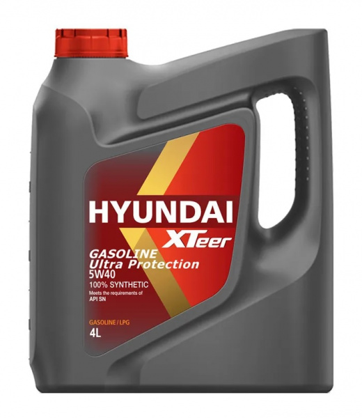Фото Масло моторное синтетическое HYUNDAI XTEER GASOLINE 5W40 ULTRA PROTECTION 4л
