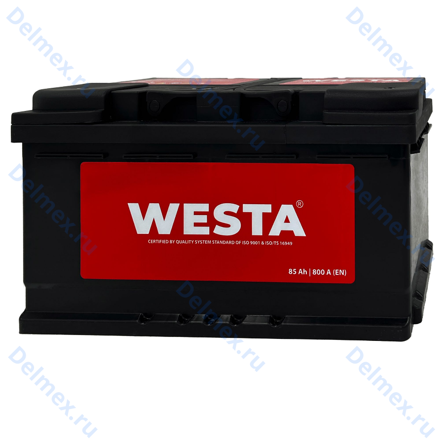 Аккумуляторная батарея WESTA 6СТ-85 о/п низ. фото 