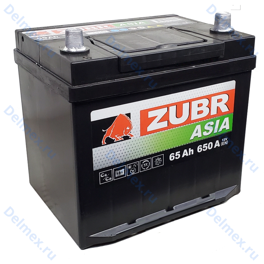 Аккумуляторная батарея ZUBR Premium Asia 65Ah п/п (ниж./борт) фото 