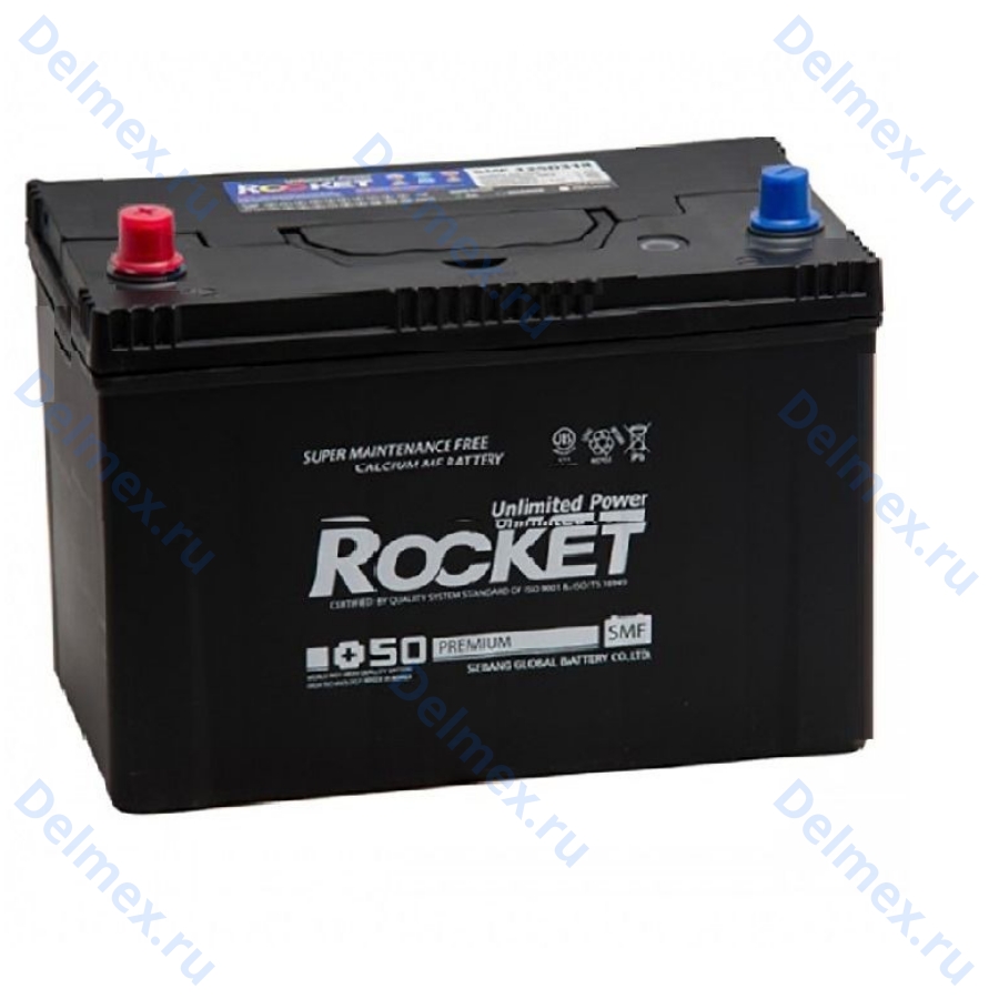 Аккумуляторная батарея ROCKET 6СТ-100 Азия прямой полярности фото 