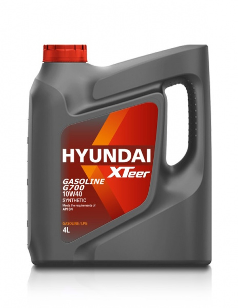 Фото Масло моторное синтетическое HYUNDAI XTeer Gasoline G700 SN 10w40 4л