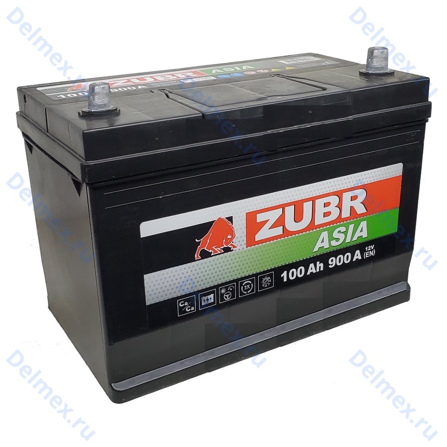 Аккумуляторная батарея ZUBR Premium Asia 100Ah о/п (ниж./борт) фото 
