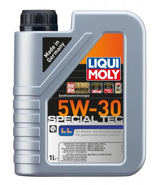 Фото Масло моторное НС-синтетическое Special Tec LL 5W-30 LiquiMoly 1л (8054/1192)