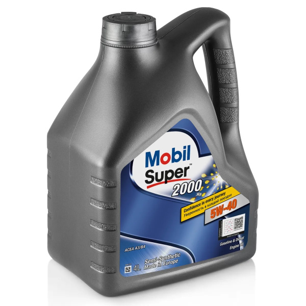 Фото Масло моторное полусинтетическое Mobil Super 5w40 2000 X3 4л