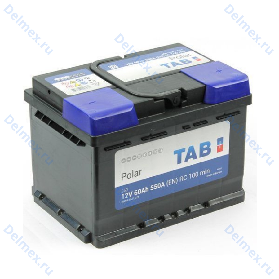 Аккумуляторная батарея TAB 6СТ-60L POLAR обратной полярности 56008 SMF