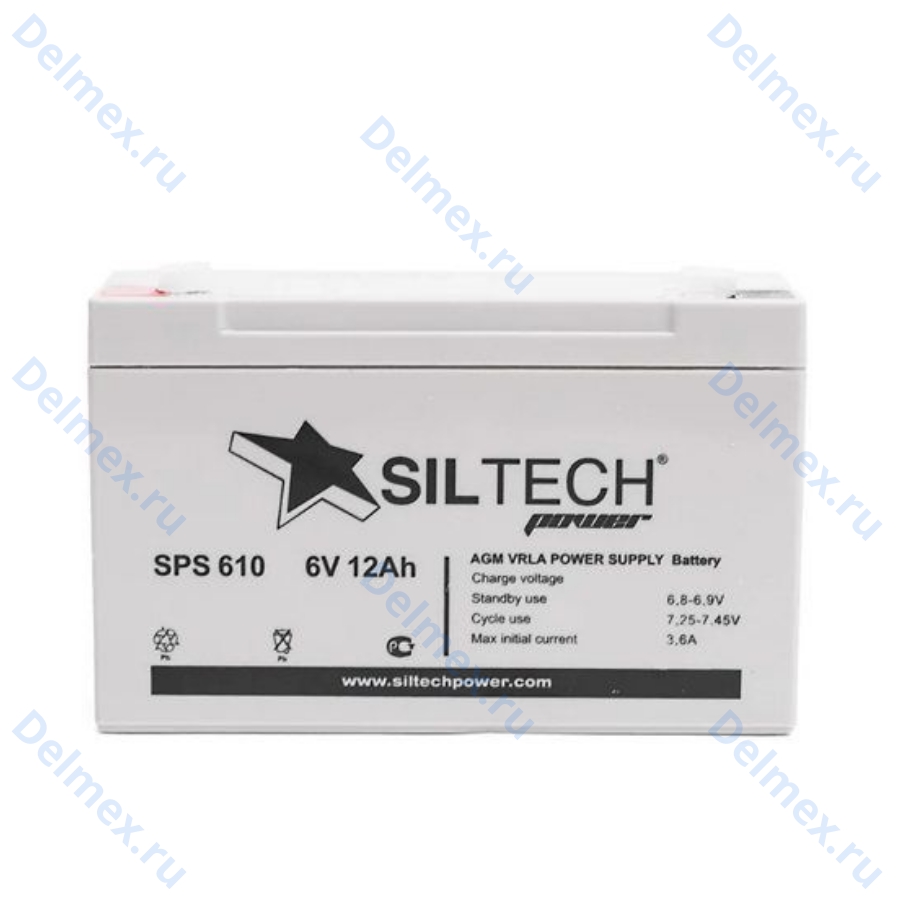 Аккумуляторная батарея SILTECH 3ТБ-12 612 AGM