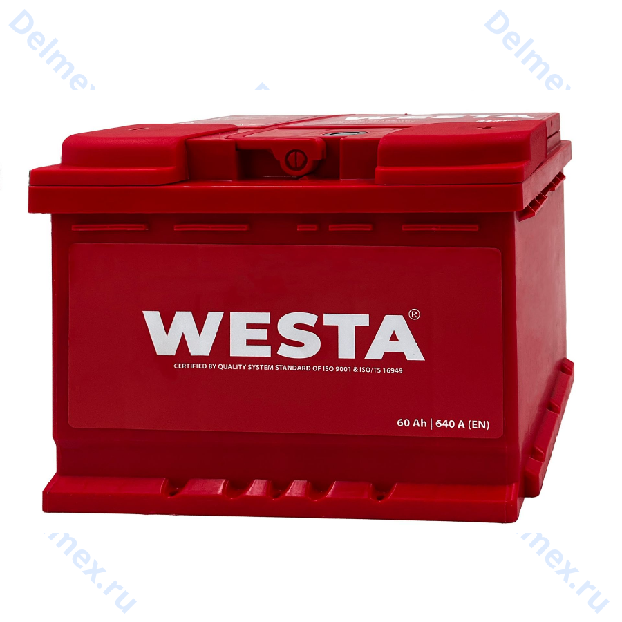 Аккумуляторная батарея WESTA 6СТ-60 о/п фото 