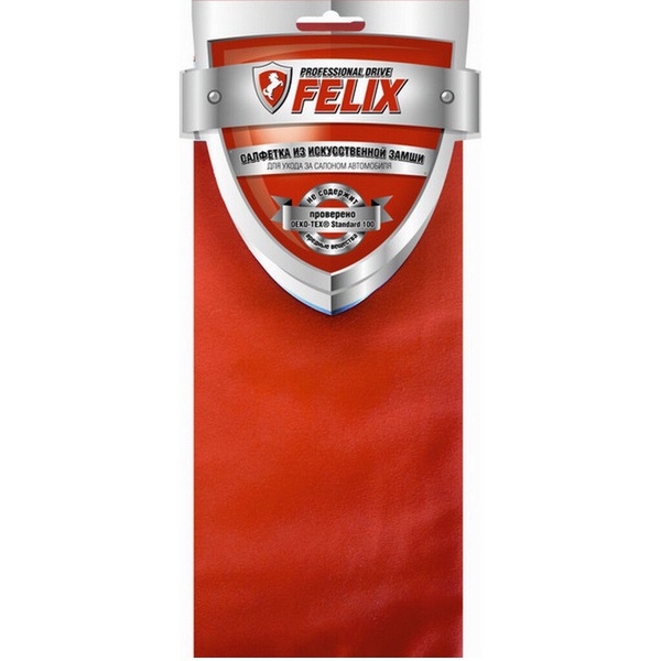 Салфетка из искуственной замши FELIX для сухого ухода за салоном авто