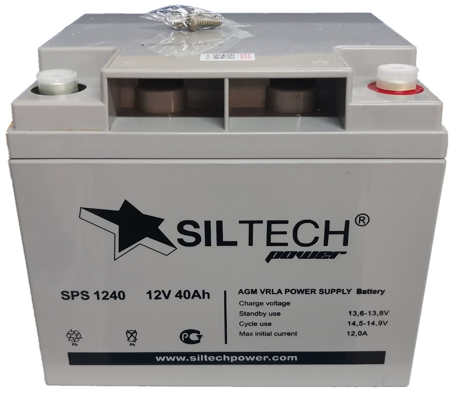 Фото Аккумуляторная батарея SILTECH 6ТБ-40 1240 AGM