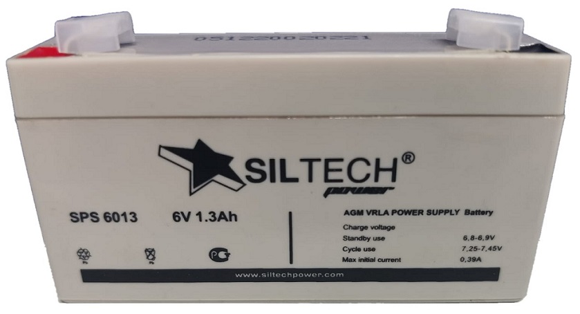 Фото Аккумуляторная батарея SILTECH 3ТБ-1.3 6013 AGM