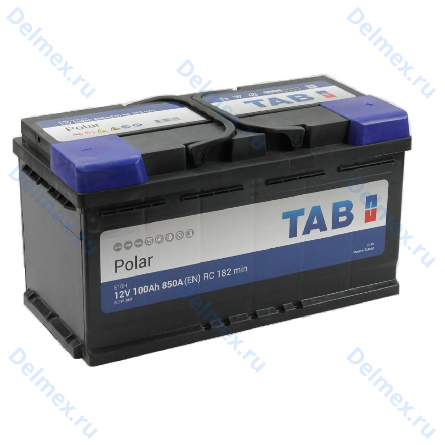 Аккумуляторная батарея TAB 6СТ-100 POLAR обратной полярности 850А фото 