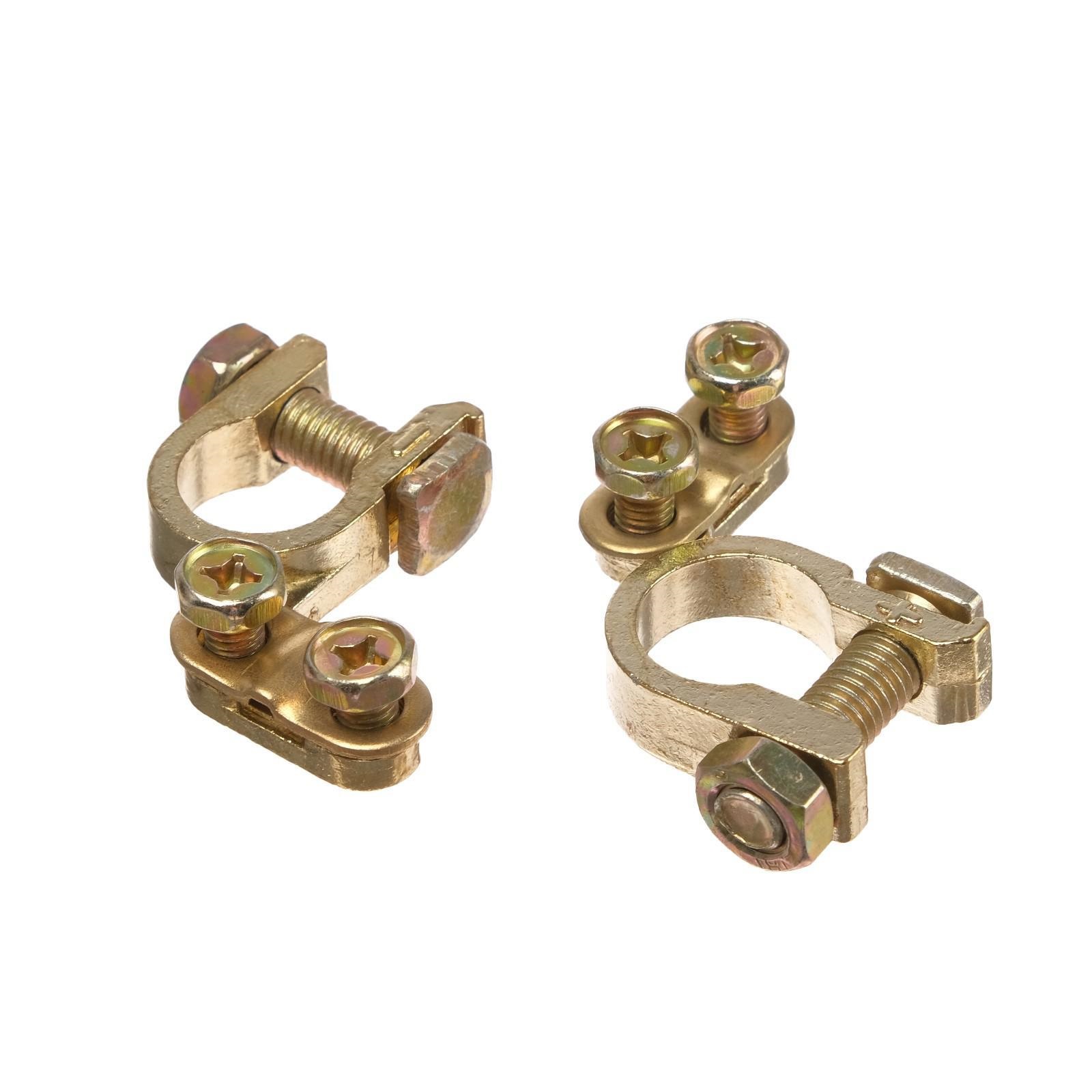 Клемма АКБ латунная (к-т 2 шт) ГЛАВДОР фото 