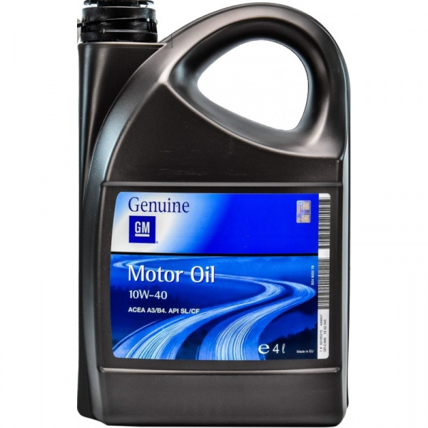 Фото Масло моторное полусинтетическое GM MOTOR OIL 10w40 4л (93165215)