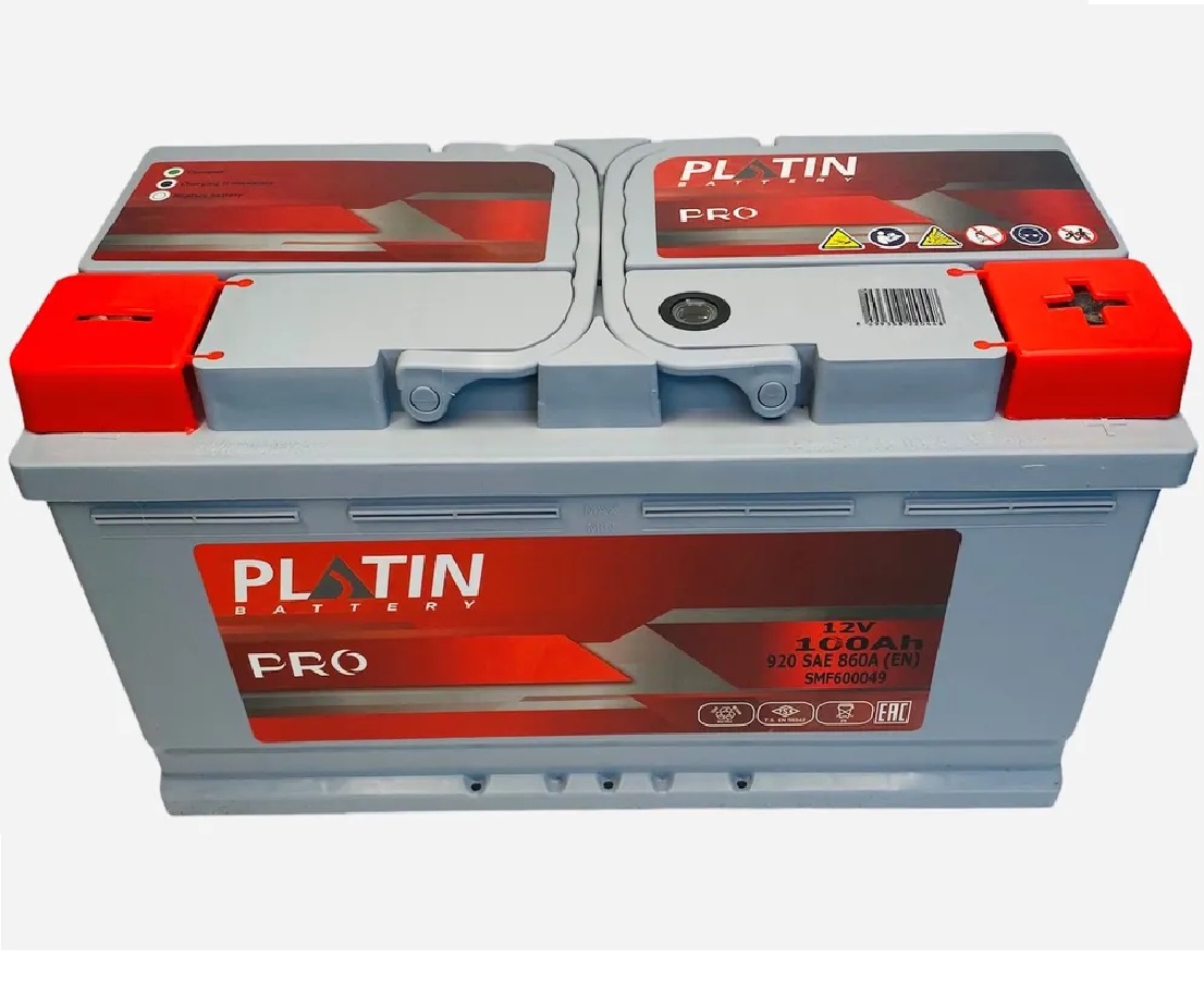 Аккумуляторная батарея 6СТ-100 PLATIN PRO  низ. (600049) оп фото 