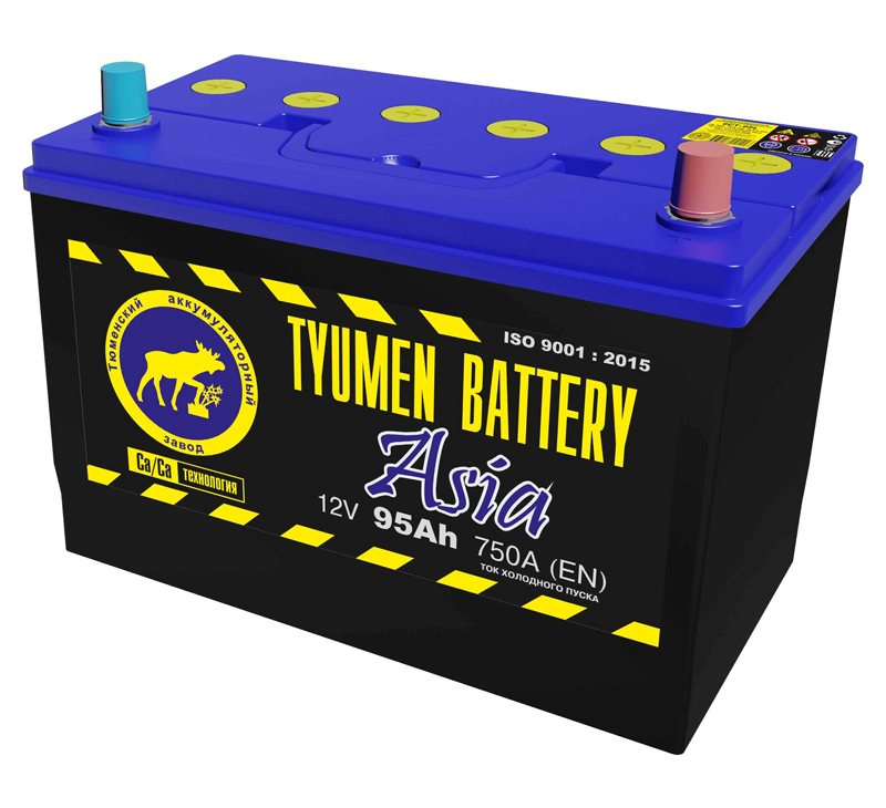 Фото Аккумуляторная батарея Tyumen Battery 6СТ-95L ASIA прямой полярности