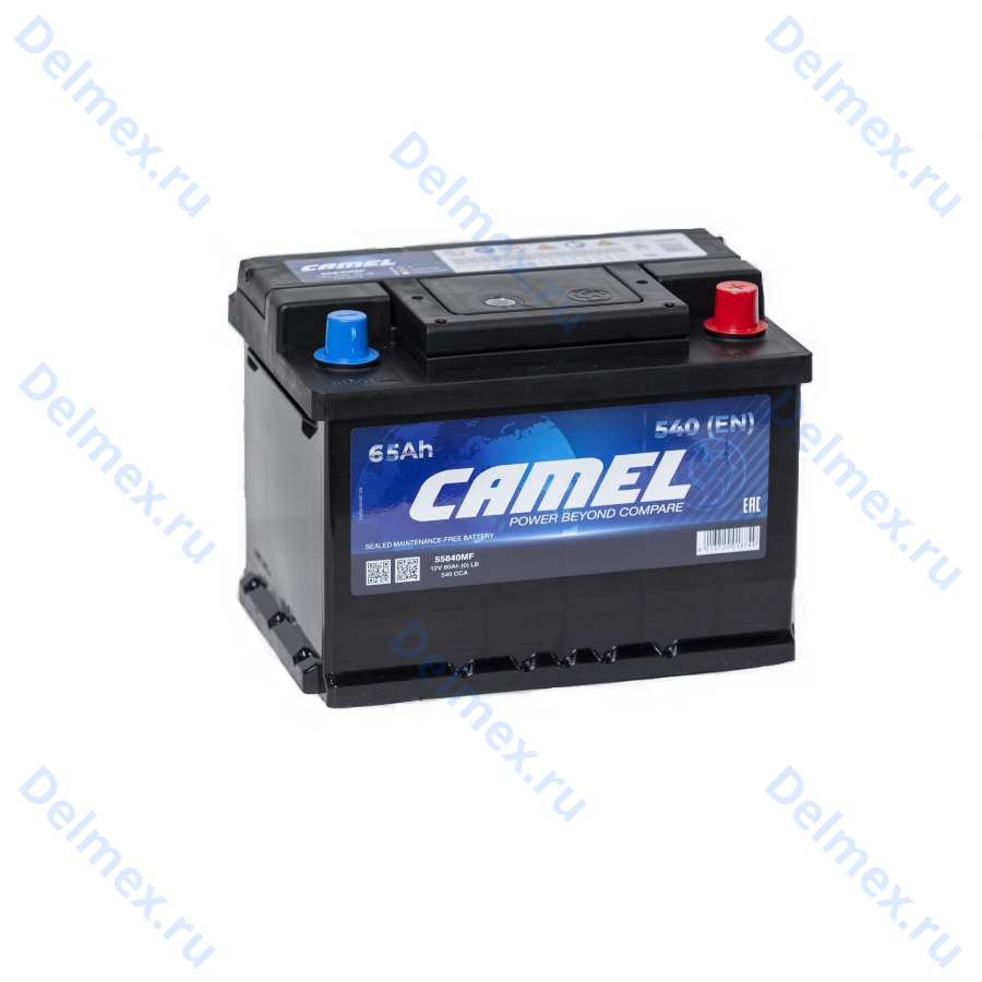 Аккумуляторная батарея 12V 65Ah (0) CAMEL (56559MF) оп фото 