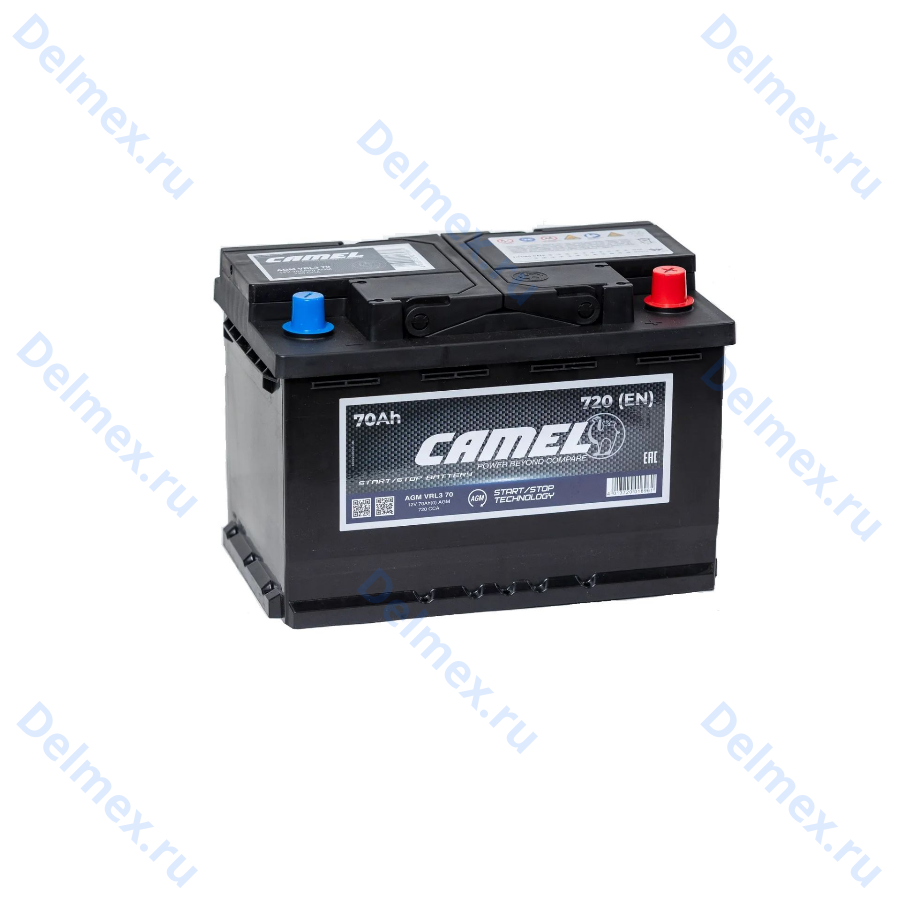 Аккумуляторная батарея 12V 70Ah (0) AGM CAMEL (AGM VRL370) оп фото 