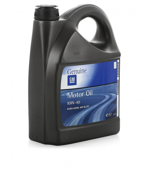 Фото Масло моторное полусинтетическое GM MOTOR OIL 10w40 5л (93165216)