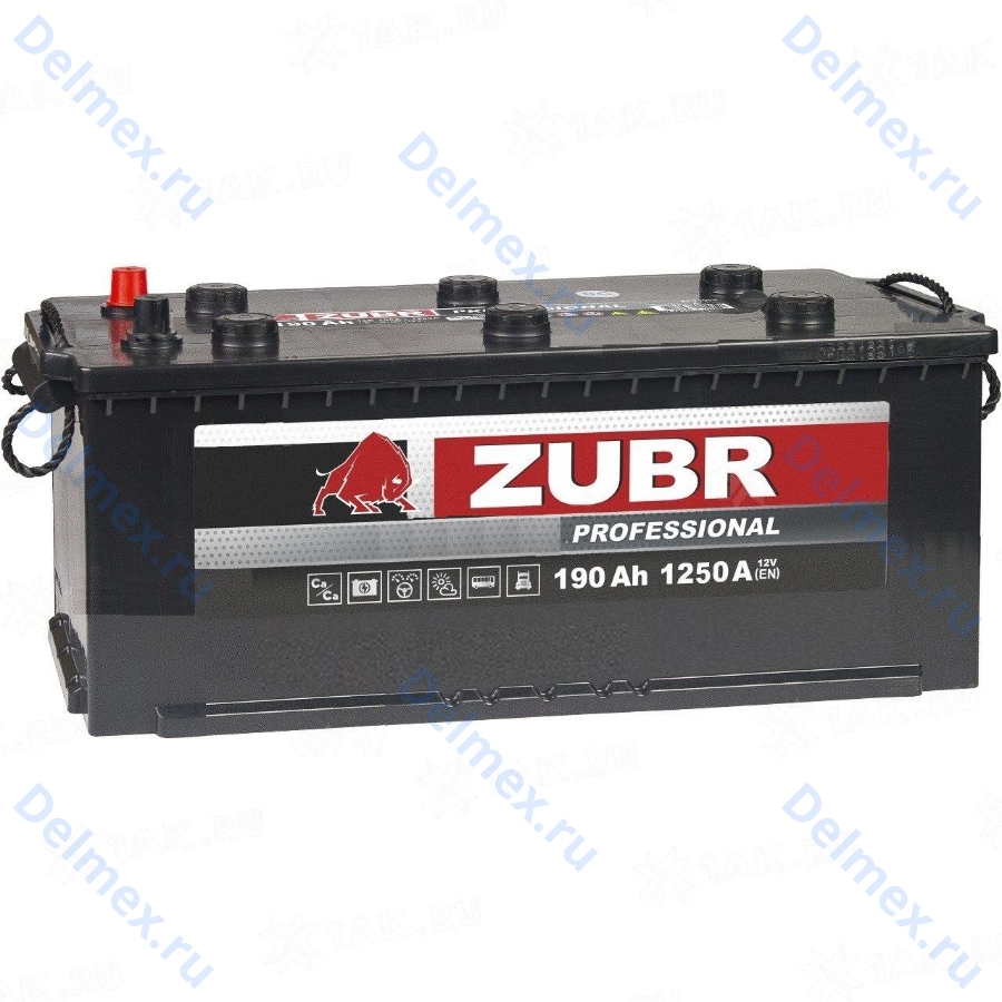 Аккумуляторная батарея ZUBR Professional 190Ah о/п (без борта) фото 