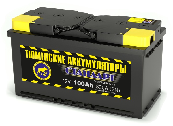 Аккумуляторная батарея Тюменские Аккумуляторы 6СТ-100L СТАНДАРТ прямой полярности фото 