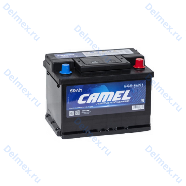 Аккумуляторная батарея 12V 60Ah (0) CAMEL (56219MF) оп фото 