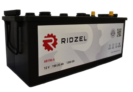 Фото Аккумуляторная батарея RIDZEL 12V 190Ah прямой полярности