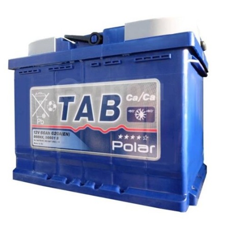Фото Аккумуляторная батарея TAB 6СТ-66L POLAR BLUE обратной полярности