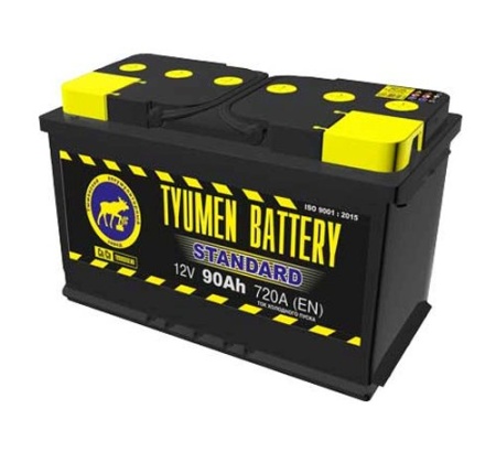 Фото Аккумуляторная батарея Tyumen Battery 6СТ-90L STANDARD прямой полярности