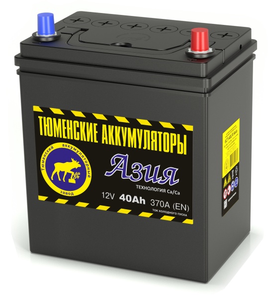 Аккумуляторная батарея Тюменские Аккумуляторы 6СТ-40LR АЗИЯ обратной полярности фото 