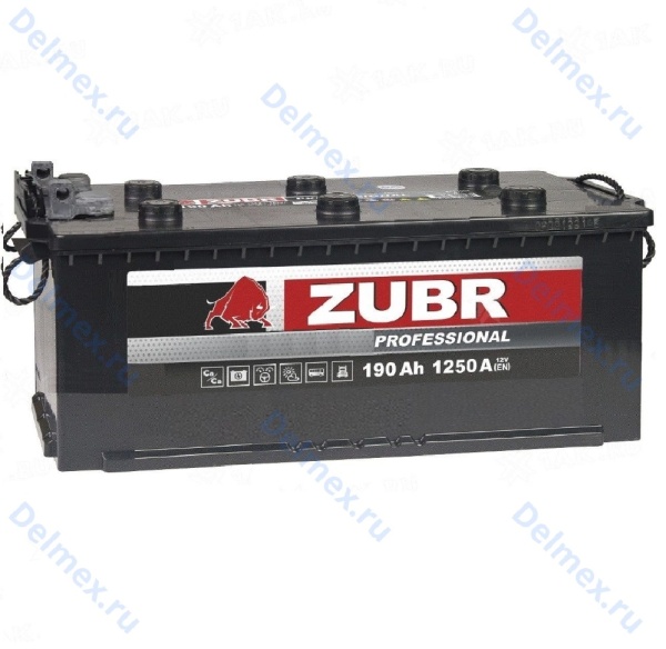 Аккумуляторная батарея ZUBR Professional 190Ah п/п фото 