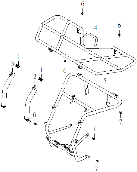 07. Багажник, бампер передний