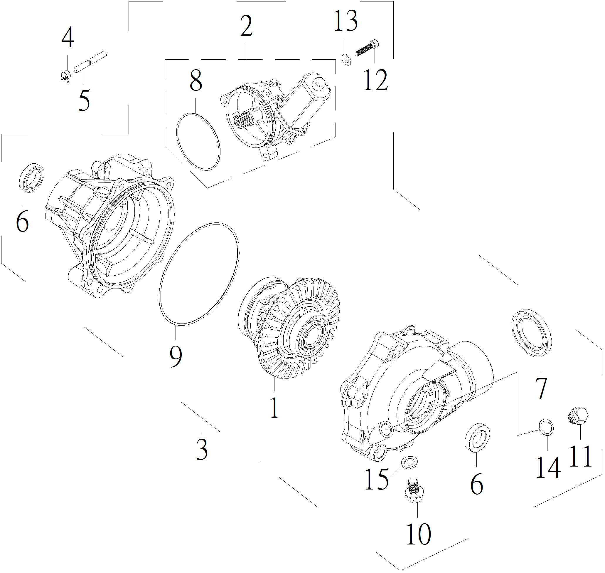 02. Редуктор передний